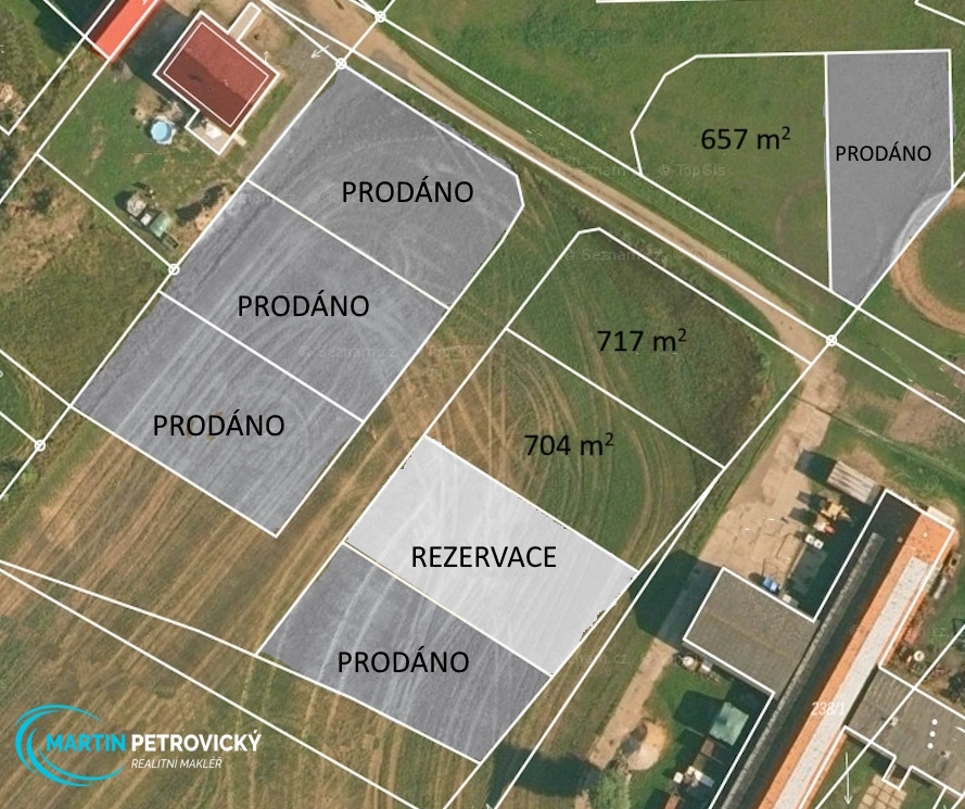 stavební pozemky u Hradce Králové